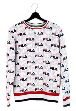 sweatshirt AOP all over pattern logo oversized S 10 women