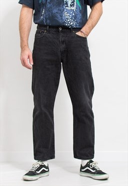 McGordon vintage 90's jeans in black denim men