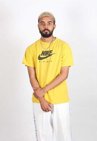 VINTAGE NIKE AIR T-SHIRT YELLOW