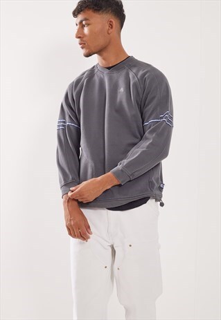 VINTAGE ADIDAS V-NECK SWEATSHIRT