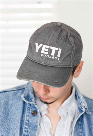 VINTAGE YETI COOLERS BASEBALL CAP LOGO 90S ONE SIZE 3.3
