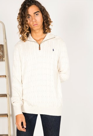 VINTAGE 80S POLO RALPH LAUREN JUMPER / R0148