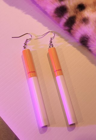 CIGARETTE ACRYLIC EARRINGS