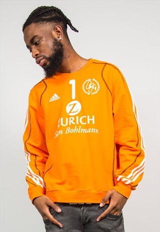 ADIDAS ORANGE SPORTS SWEATSHIRT