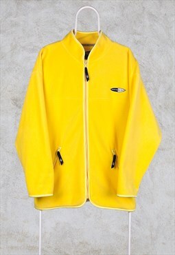 Vintage Fleece Jacket Neutral Territory Active Yellow XL