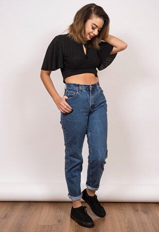 LEVIS 550 BLUE HIGH WAISTED JEANS
