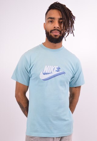 VINTAGE NIKE T-SHIRT TOP BLUE