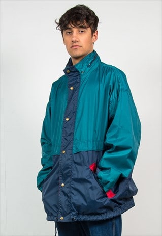 VINTAGE 90'S CAGOULE JACKET RAIN FESTIVAL