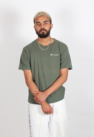 VINTAGE CHAMPION T-SHIRT GREEN