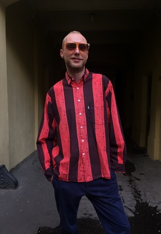 VINTAGE 90' COOL CLASSIC RARE LEVI'S STRIPED UNISEX SHIRT