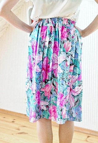 FLORAL VINTAGE SKIRT