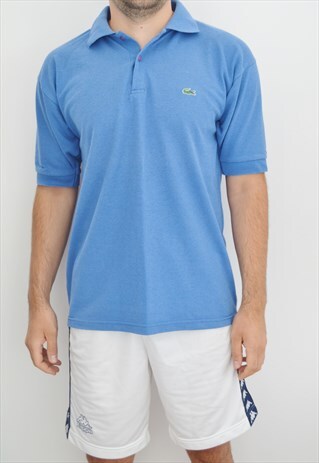 90S LACOSTE VINTAGE MEN POLO T-SHIRT MADE IN FRANCE