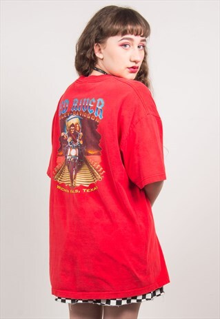 HARLEY-DAVIDSON RED TEXAS T-SHIRT