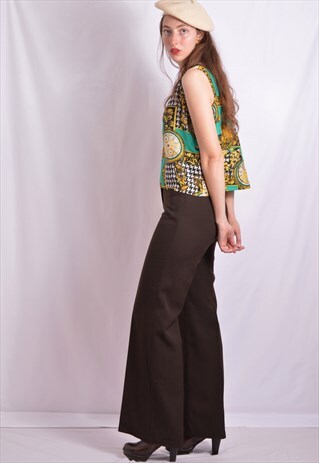 BROWN VINTAGE 70S PANTS