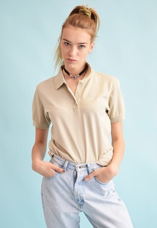 90'S RETRO KAPPA NEUTRAL ATHLEISURE SPORTS POLO T-SHIRT TEE