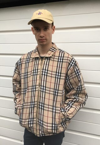 MENS BURBERRY REVERSIBLE JACKET IN NOVA CHECK AND CORDUROY