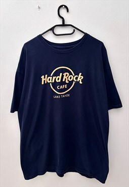 Hard Rock Cafe Lake Tahoe navy blue t-shirt XL 