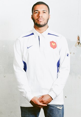 VINTAGE NIKE F.F.R. RUGBY SPORTS TOP