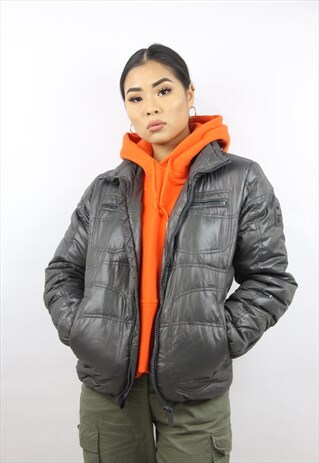 VINTAGE 90'S DIESEL GREY SPORTS JACKET