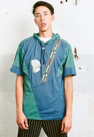 VINTAGE 80S HOODED T-SHIRT