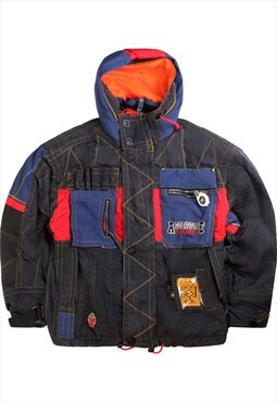 Vintage  Phenix Puffer Jacket Retro Sk Black Medium (missing