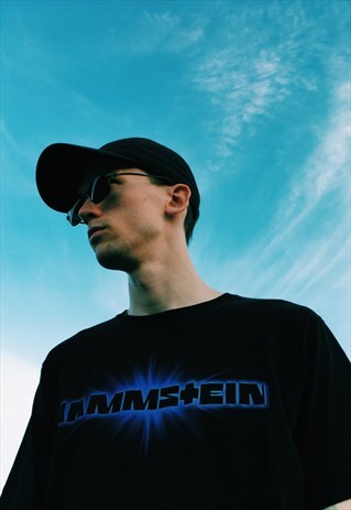 VINTAGE 90S BLACK RAMMSTEIN BAND T-SHIRT