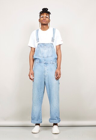 VINTAGE LEVI'S 90'S MID-WASH DUNGAREES