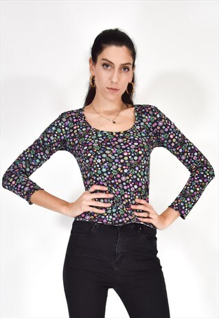 MOSCHINO LINGERIE T-SHIRT MULTICOLOR