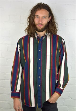 VINTAGE 90'S STRIPED SHIRT