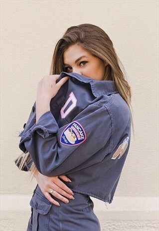 EMOJI NAVY JACKET