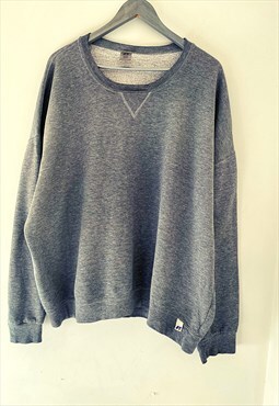 Vintage 90s Russell Athletic Jumper in Grey 