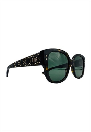 Christian Dior Sunglasses Oversized Studs Logo Vintage 