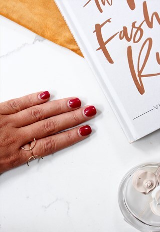 GOLD 'GEMINI' ZODIAC SIGN COCKTAIL STATEMENT RING