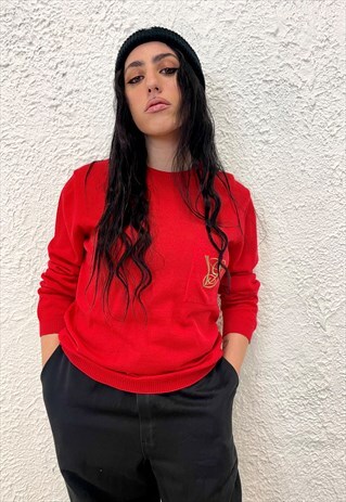 VINTAGE VALENTINO 90S RED JUMPER