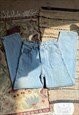 VINTAGE 90's Light Wash Denim Mom Jeans - XS/S