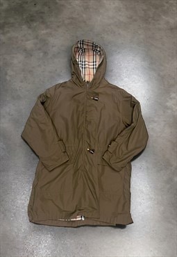 Vintage 1990s Burberry Lined Coat 