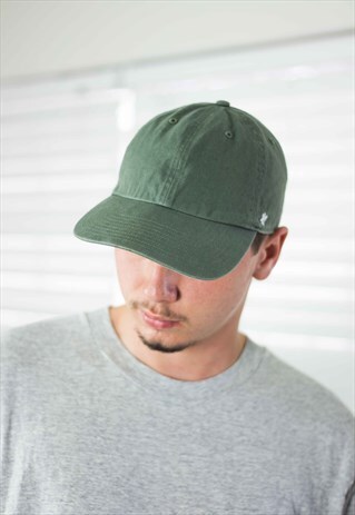 VINTAGE PLAIN BASEBALL CAP HAT 90S X 2.9