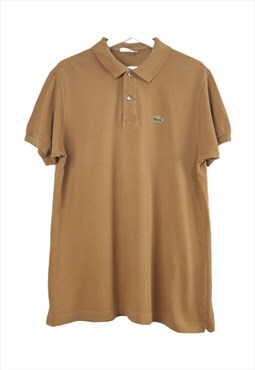 Vintage Lacoste Polo Shirt in brown M