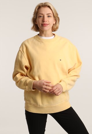 90S TOMMY HILFIGER EMBROIDERED LOGO SWEATSHIRT