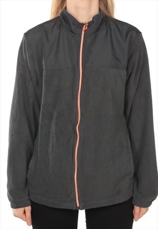 VINTAGE GREY STARTER ZIP UP FLEECE - MEDIUM
