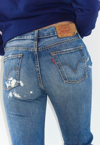 VINTAGE 90'S BLEACHED 501 LEVI'S