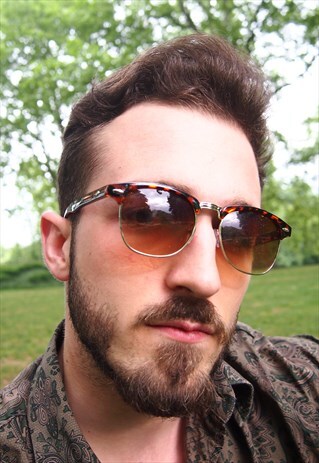 BROWN LENS TORTOISE FRAME SUNGLASSES