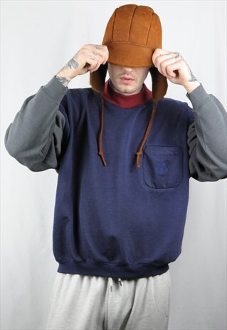 BLOCK COLOR SWEATSHIRT