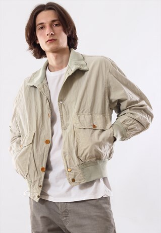 90'S VINTAGE MENS C.P COMPANY WINDBREAKER HARRINGTON JACKET