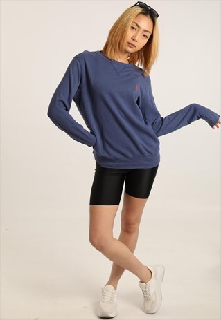 VINTAGE RALPH LAUREN EMBROIDERED LOGO SWEATSHIRT