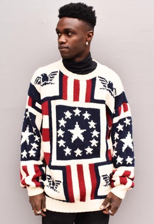 RARE VINTAGE 90S TOMMY HILFIGER KNIT JUMPER