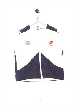 Vintage Lotto Vest Lotto by Boris Becker Stick white/blue