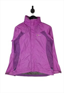 Womens Berghaus Gore-Tex Paclite Shell Jacket Purple Size 14