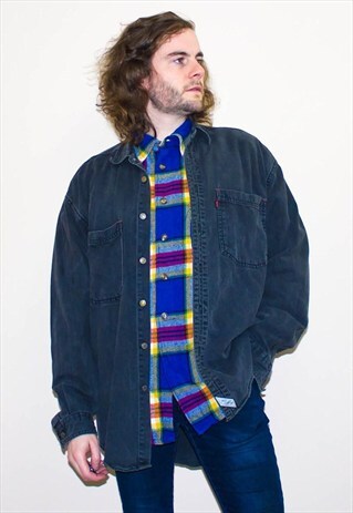 VINTAGE BLACK LEVI'S SHIRT / JACKET