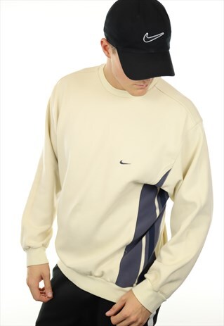 VINTAGE NIKE SMALL LOGO SWEATSHIRT JUMPER